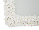 Cornice Floty Glam 21,5x2x26,5 cm in Poliresina e Vetro Oro e Bianco