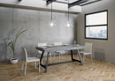 Tavolo 130x90x76 cm Achille Fix Cemento