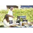  Forno per Pizza a Gas 17' Fino a 450° 42,5x42,5 cm con Pietra Refrattaria