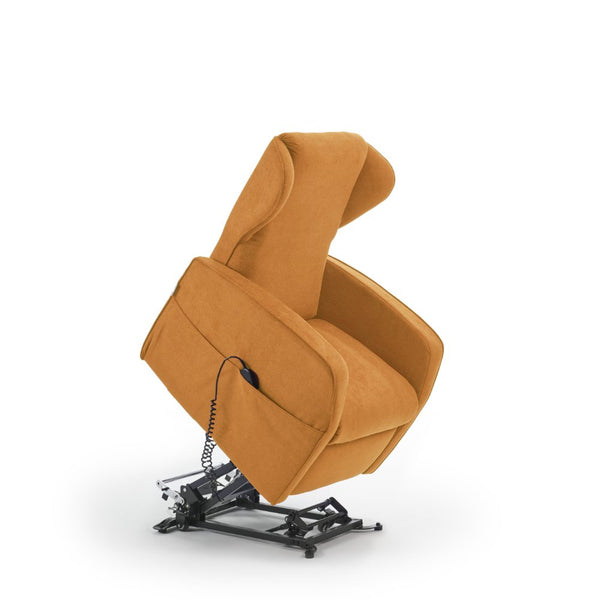 Poltrona Alzapersona Elettrica 2 Motori 73x101x86 cm Adele in Microfibra Dispositivo Medico 1 Mostarda acquista