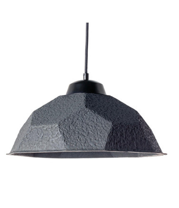 acquista Lampada a Sospensione Ø35xH160 cm in Cartone Riciclato e Metallo Egg Nero