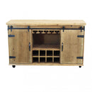 Mobile Dominic 123x41x75 h cm in Legno Marrone