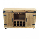 Mobile Dominic 123x41x75 h cm in Legno Marrone