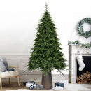 Albero di Natale Macao 240 cm Folto Base Effetto Legno Tronco 2761 Rami Foltissimo