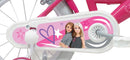 Bicicletta per Bambine 16" Barbie Freni Caliper e Stabilizzatori in Acciaio Hi-Ten Rosa      