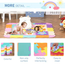 Tappeto Puzzle 25 Pezzi 120x31,5x1 cm con Numeri in EVA Multicolore