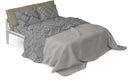 Set Lenzuola Sopra Sotto e Federe in Microfibra City Life Grey Varie Misure