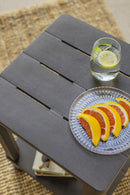 Tavolino da Giardino 40,5x40,5x52 cm in Resina Keter Deluxe Side Antracite