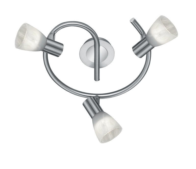 Faretto da Interno a LED in Metallo Nickel Opaco