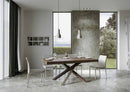 Tavolo Allungabile 200-304x90x77 cm Volantis Noce Telaio 4C 