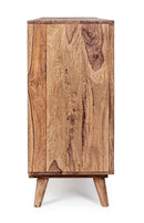 Credenza 4 Ante 177x40x90 cm in Legno Marrone