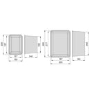 Contenitori Organizer Cassetti da Bagno 4 Cubi in Tecnoplastica Emuca Tidy Bianca