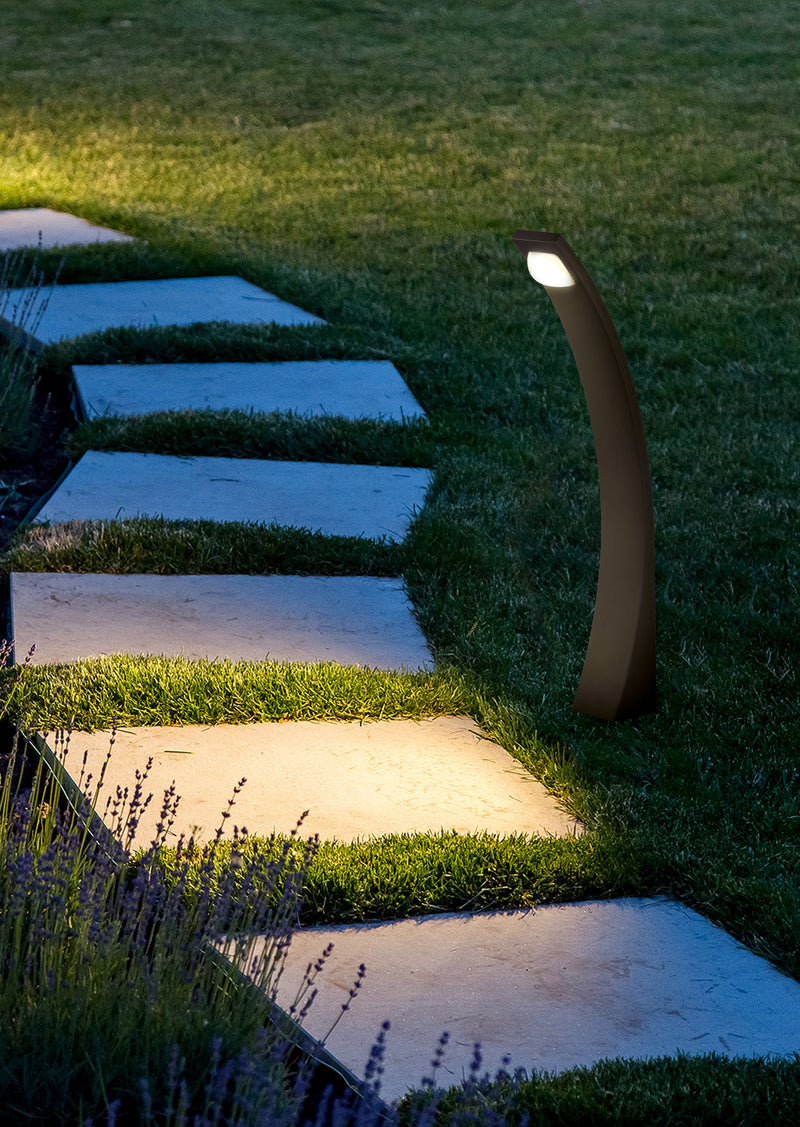 Palo da Esterno a LED in Pressofusione di alluminio Antracite