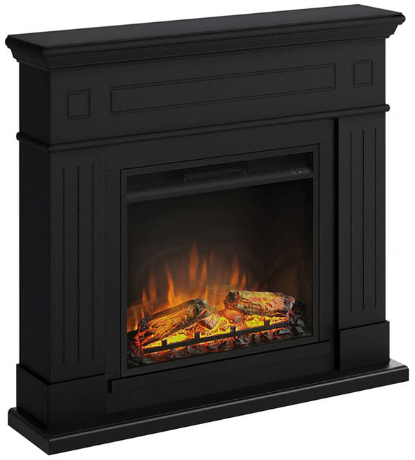 acquista Camino Elettrico da Pavimento Effetto Fiamma 1500W Tagu Larsen Nero