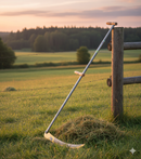 Falce Forgiata da Giardino 60 cm con Manico Universale