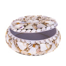 Set 3 Scatole Rotonda Decori Conchiglie 10 cm