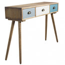 Scrivania Ottawa 110x30x78,5 h cm in Legno Multicolor