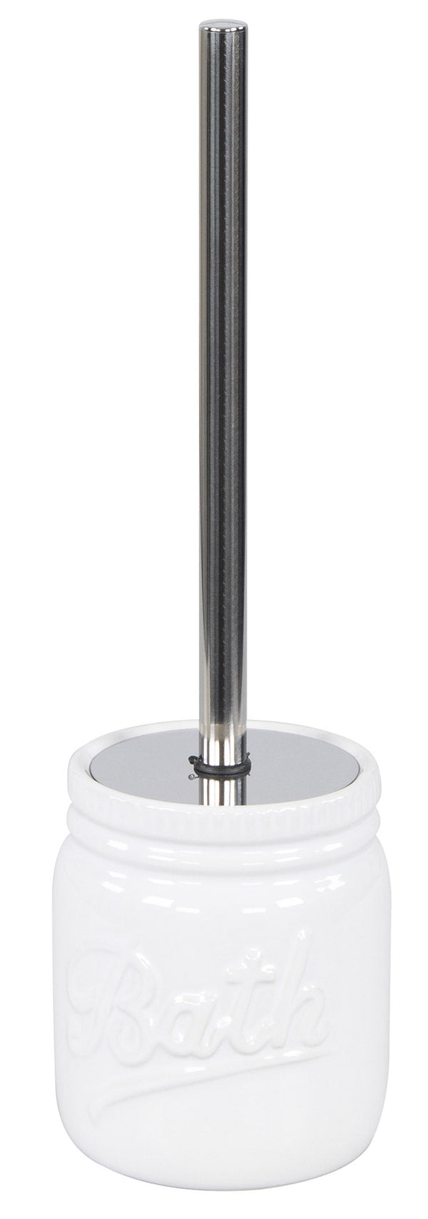 Porta Scopino Ø10,5x35 cm in Ceramica Bianco acquista