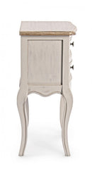 Comodino 2 Cassetti Clarisse in Legno
