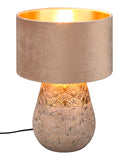 Lampada da Tavolo da Interno Attacco E27 in Ceramica Grigio