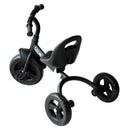 Triciclo per Bambini in Metallo Campanello Parafango Ruota Speciale Nero 