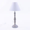 Lampada da Tavolo Ø23xH51 cm in Metallo Grigio