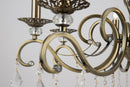Lampadario Royal Classic in Metallo Grace Ottone