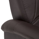 Poltrona Relax Reclinabile 74,5x89/159x100/83,5 h cm in Similpelle Marrone