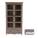 Mobile Vetrina 2 Ante 1 Cassetto in Legno Cracovia