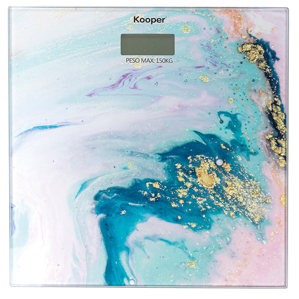 Bilancia Pesapersona Elettronica Max 150 Kg in Vetro Kooper  Rosa acquista
