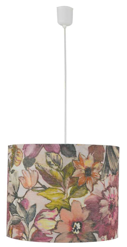 acquista Lampadario in tessuto fantasia senza attacco cm Ø50xh40