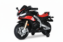 Moto Elettrica per Bambini 12V con Licenza Aprilia RSIV Small Nera