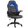 Sedia da Gaming Ergonomica 66,5x51x115-125 cm in Similpelle  Nera e Blu