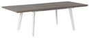 Tavolo Allungabile da Giardino 162-241x100,5x76,5 cm Keter Harmony Bianco e Grigio Scuro