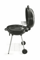 Barbecue a Carbone Carbonella Tondo con Ruote Soriani Sun-Day Nero