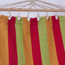 Amaca da Giardino 80x200 cm in Policotone e Legno di abete Multicolor