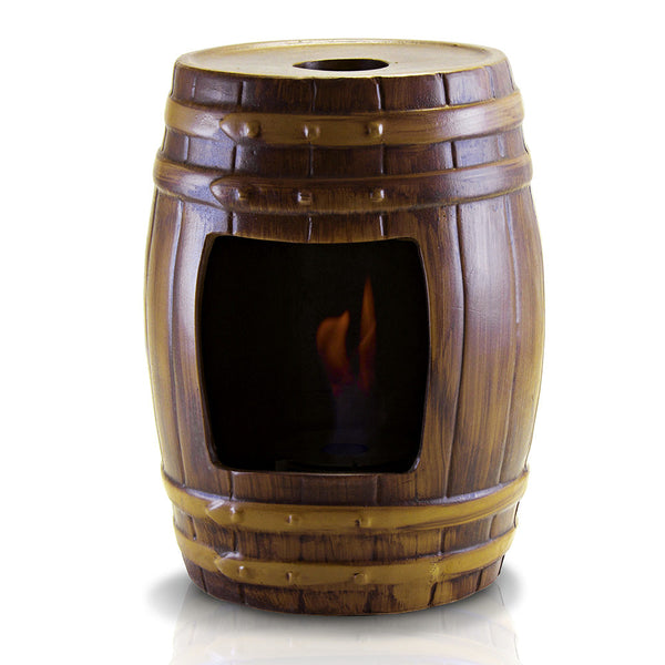 prezzo Camino a Bioetanolo da Pavimento in Ceramica 35x50 cm Ferazzoli Botte Cuoio