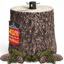 Base Supporto per Albero di Natale a Tronco 32x24x36 cm Universale con Ganci in Resina Scuro      