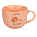 Tazza Ø11,5x9 cm in New Bone China VdE Tivoli 1996 Lazy "la giungla puo attendere"