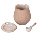 Barattolino Zucchero con Cucchiaino Ø8x10,5 cm 420 ml in Ceramica VdE Tivoli 1996 Pompei