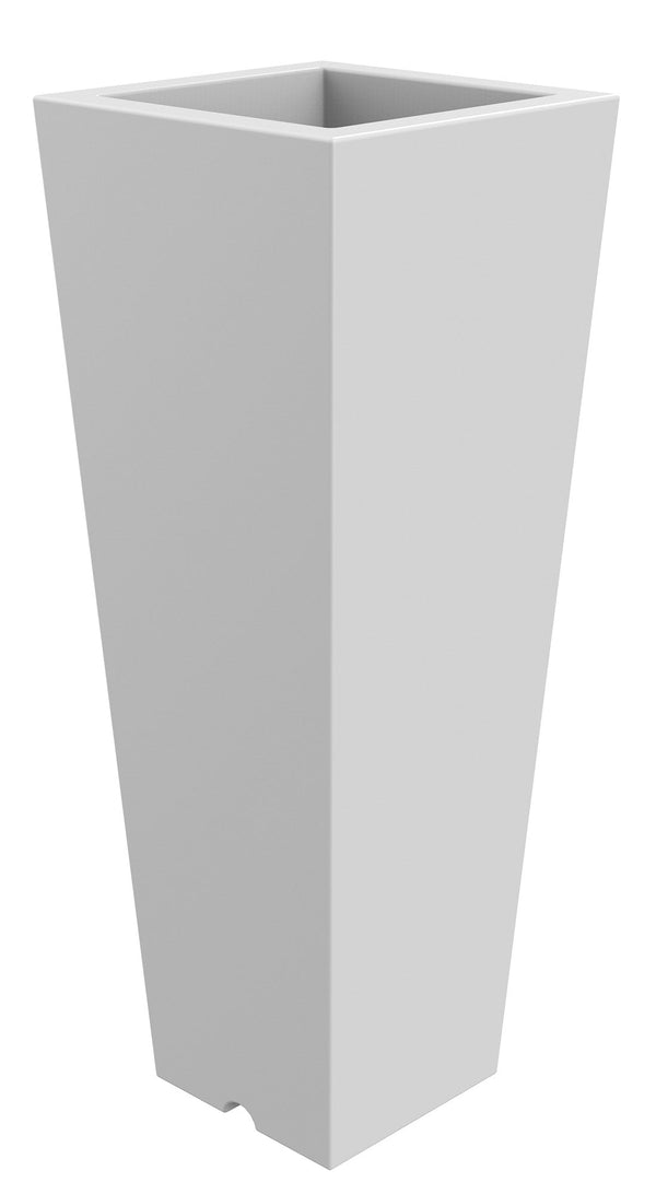 acquista Vaso 34x86 cm in Resina Arkema Quadro 86 Bianco