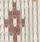 Tenda a Fili per Porta Antimosche 125x240 cm in Plastica Rombi Noce Chiaro Media