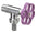 Rubinetto Laterale per Fontana da Giardino Stile Idrante Belfer RUB/014 Viola