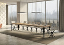  Tavolo Allungabile 200-460x90x77 cm Paxon Premium Quercia Natura Telaio Antracite
