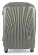 Trolley Valigia Bagaglio a Mano Rigida in ABS 4 Ruote Soriani Silver