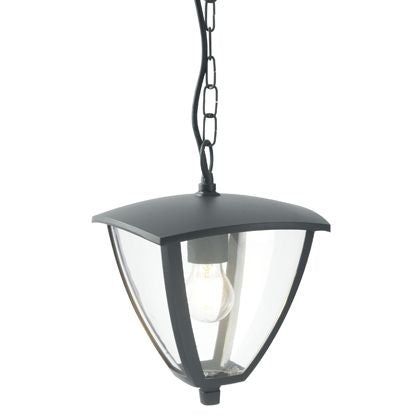 acquista Lampada a Sospensione da Esterno E27 in Alluminio Sovil Grigio