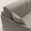 Divano Letto 2 Posti 169x90x96 cm in Tessuto Tortora