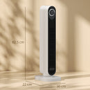Termoventilatore in ABS e PTC da 2000W con Telecomando Oscillazione e Timer 30x22x82.5 cm Bianco      