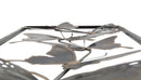 Pannello Farfalle 31x2,5x90 cm in Ferro Nero e Argento