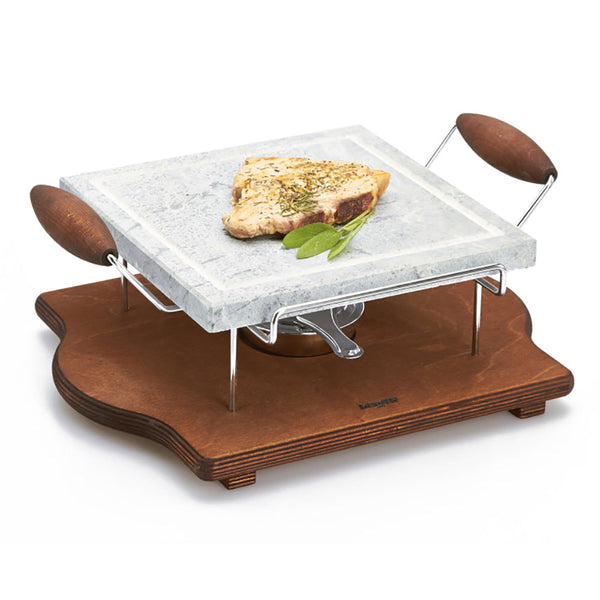 Pietra Ollare Quadrata con Fornelletto Bisetti sconto